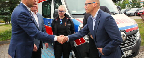 Przekazanie Ambulansu Ratunkowego na rzecz jednostki Ochotniczej Straży Pożarnej w Łomiankach - Galeria 2026